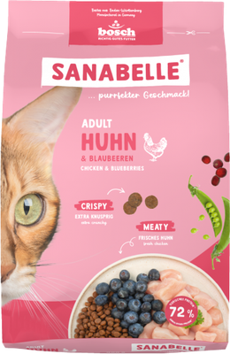 Сухой корм для кошек Bosch Petfood Sanabelle Adult Poultry New (2кг) - 