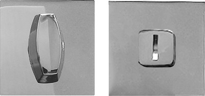 Фиксатор дверной защелки Trodos BK-03 slim CP (хром) - 