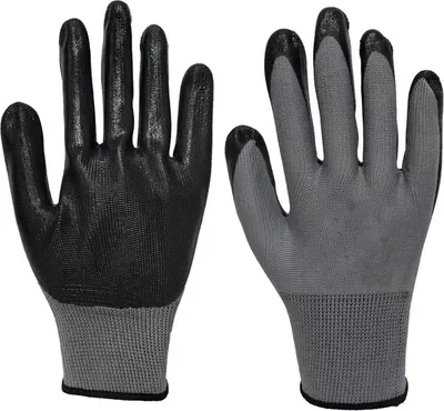 

Перчатки защитные, Синтетические с черным обливом ПР-Н402