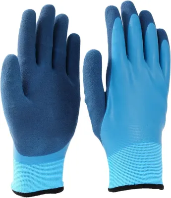 

Перчатки защитные, Утепленные Плотные с синим обливом ПР-Л325