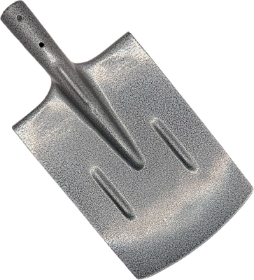 Лопата Admiral Копальная прямоугольная с молотковой окраской D40 (рельсовая сталь) - 