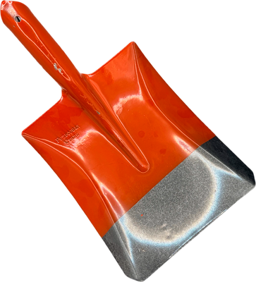 Лопата Admiral Совковая породная уборочная (рельсовая сталь, оранжевый D40) - 