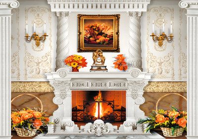 Фотообои листовые Citydecor Абстракция 414 (200x140см) -