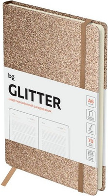 

Ежедневник, Glitter. Bronze А6 / DuA6_61230