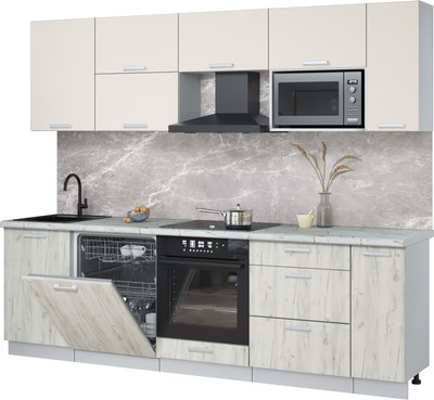 

Кухонный гарнитур, Мила Лайт 2.6-ПМ2