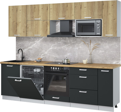 

Кухонный гарнитур, Мила Лайт 2.6-ПМ2