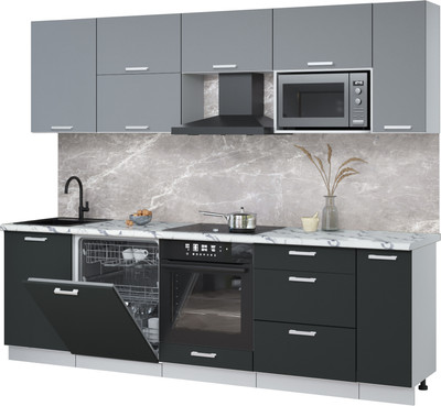 

Кухонный гарнитур, Мила Лайт 2.6-ПМ2