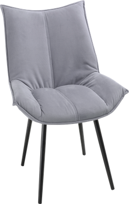 Стул Mio Tesoro Эльба (светло-серый/черный) -