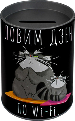 Копилка Феникс+ Серый кот / 69373 - 