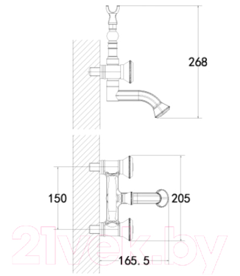 Смеситель LEMARK Jasmine LM6614B