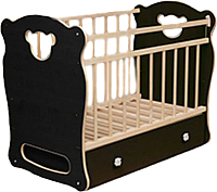 Детская кроватка VDK Orso (венге/береза) - 