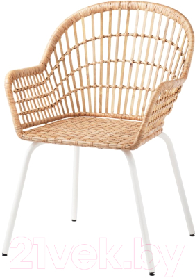 Кресло садовое Ikea Нильсове 404.429.73 (белый)
