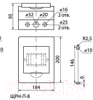 Бокс пластиковый TDM SQ0901-0021