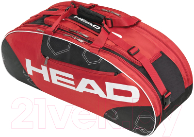Спортивная сумка Head Elite All Court / 283323 (черный/красный)