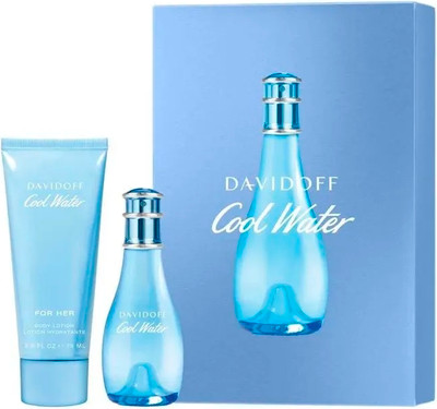 Парфюмерный набор Davidoff Cool Water W Туалетная вода 30мл + Лосьон 75 мл Женский -