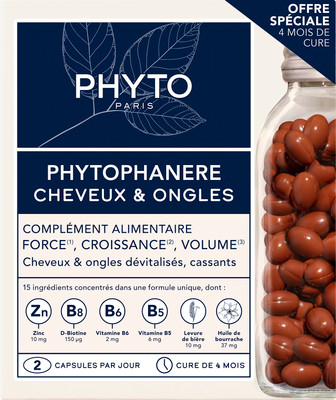 Пищевая добавка Phyto Phytophanere для волос и ногтей (240 капсул) -