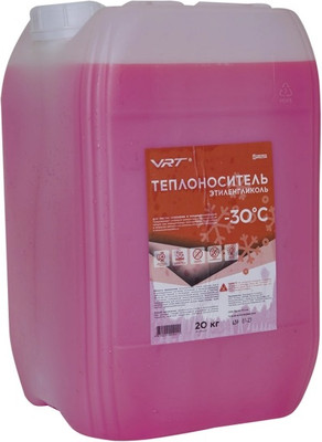 Теплоноситель для систем отопления VRT VR.E.G.20.30 этиленгликоль -30С (20кг, розовый) -