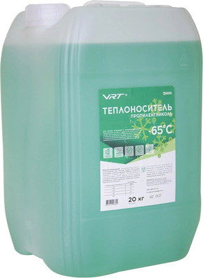 Теплоноситель для систем отопления VRT VR.P.G.20.65 пропиленгликоль -65С (20кг, зеленый) -