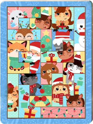 Развивающая игра Лесная мастерская Тетрис Новогоднее настроение / 10884347 - 