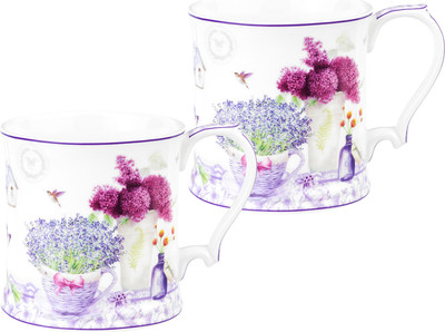 Набор кружек Elan Gallery Лаванда New Bone China / 420139_2 -