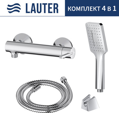 

Смеситель, Velvet 21СК9696С с лейкой Fleur 21S00126
