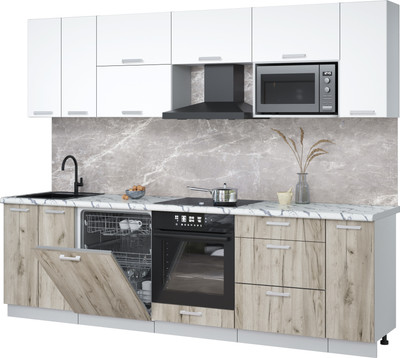 

Кухонный гарнитур, Мила Лайт 2.7-ПМ2