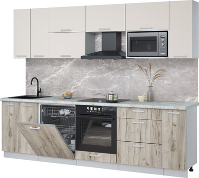 

Кухонный гарнитур, Мила Лайт 2.7-ПМ2