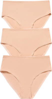 Комплект женских трусов Mark Formelle 412075-3 (р.94, обжаренный миндаль) - 