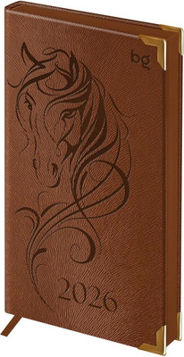 Еженедельник BG Horse. Bourbon 2026г / Wd_09830 (64л) - 