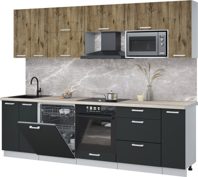 

Кухонный гарнитур, Мила Лайт 2.7-ПМ2