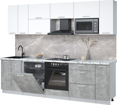 

Кухонный гарнитур, Мила Лайт 2.7-ПМ2