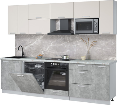 

Кухонный гарнитур, Мила Лайт 2.7-ПМ2