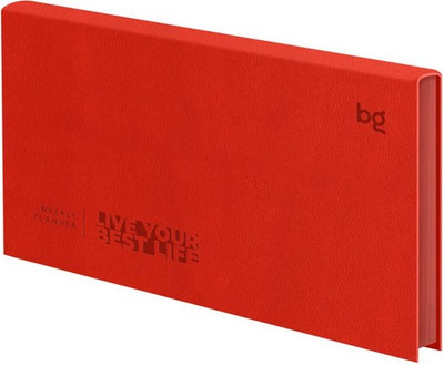 Ежедневник BG Waltz.Scarlet red / Wu_62160 (64л) - 