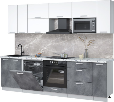 

Кухонный гарнитур, Мила Лайт 2.7-ПМ2