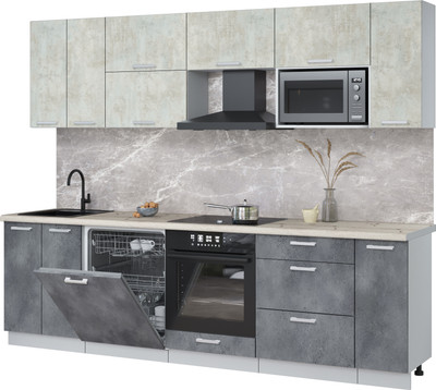 

Кухонный гарнитур, Мила Лайт 2.7-ПМ2