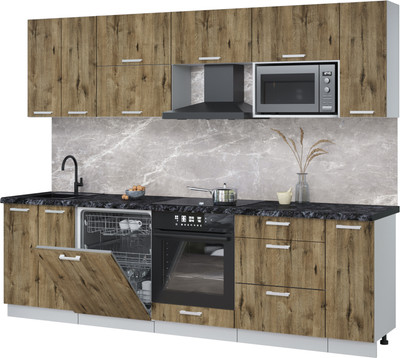 

Кухонный гарнитур, Мила Лайт 2.7-ПМ2