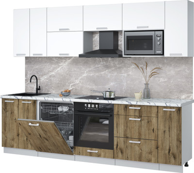 

Кухонный гарнитур, Мила Лайт 2.7-ПМ2