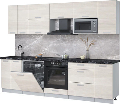 

Кухонный гарнитур, Мила Лайт 2.8-ПМ2