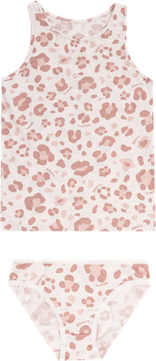 Комплект бельевой детский Mark Formelle 447006 (р.152-76, розовый леопард) - 