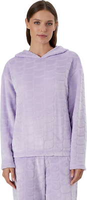 Кофта домашняя Mark Formelle 502978 (р.164/170-88-94, лиловые котики) -