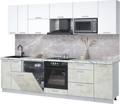 

Кухонный гарнитур, Мила Лайт 2.8-ПМ2