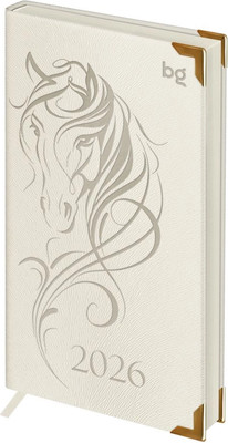 Еженедельник BG  Horse. Pearl 2026г / Wd_09831 (64л) -