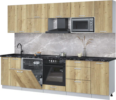 

Кухонный гарнитур, Мила Лайт 2.8-ПМ2