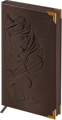 Еженедельник BG  Horse. Saddle 2026г / Wd_09832 (64л) - 