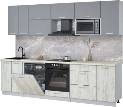 

Кухонный гарнитур, Мила Лайт 2.8-ПМ2