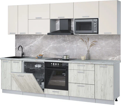 

Кухонный гарнитур, Мила Лайт 2.8-ПМ2