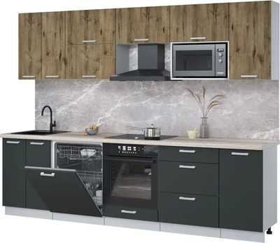 

Кухонный гарнитур, Мила Лайт 2.8-ПМ2