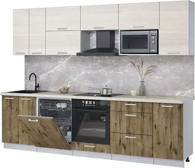 

Кухонный гарнитур, Мила Лайт 2.8-ПМ2