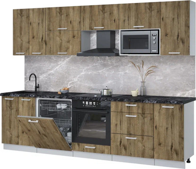 

Кухонный гарнитур, Мила Лайт 2.8-ПМ2