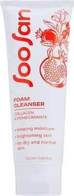 Пенка для умывания Soosan Foam Cleanser with Collagen & Pomegranate (120мл) -